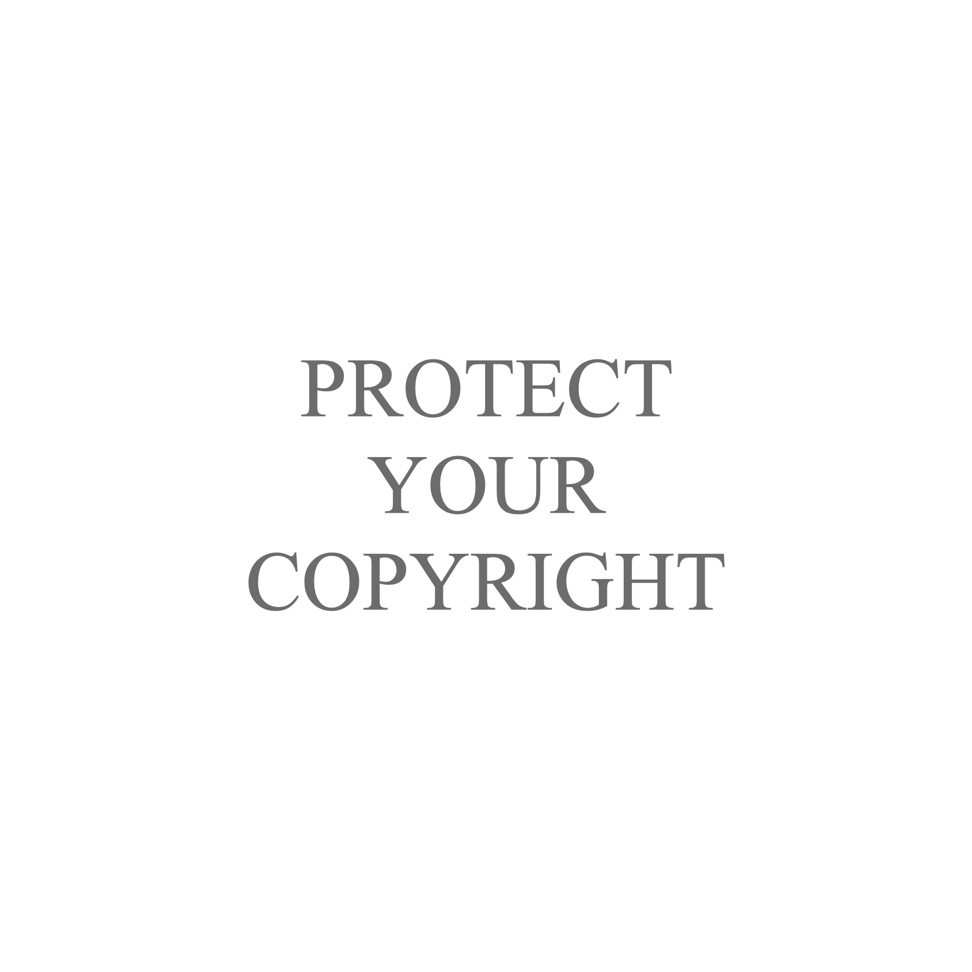 Protect you copyright — main view